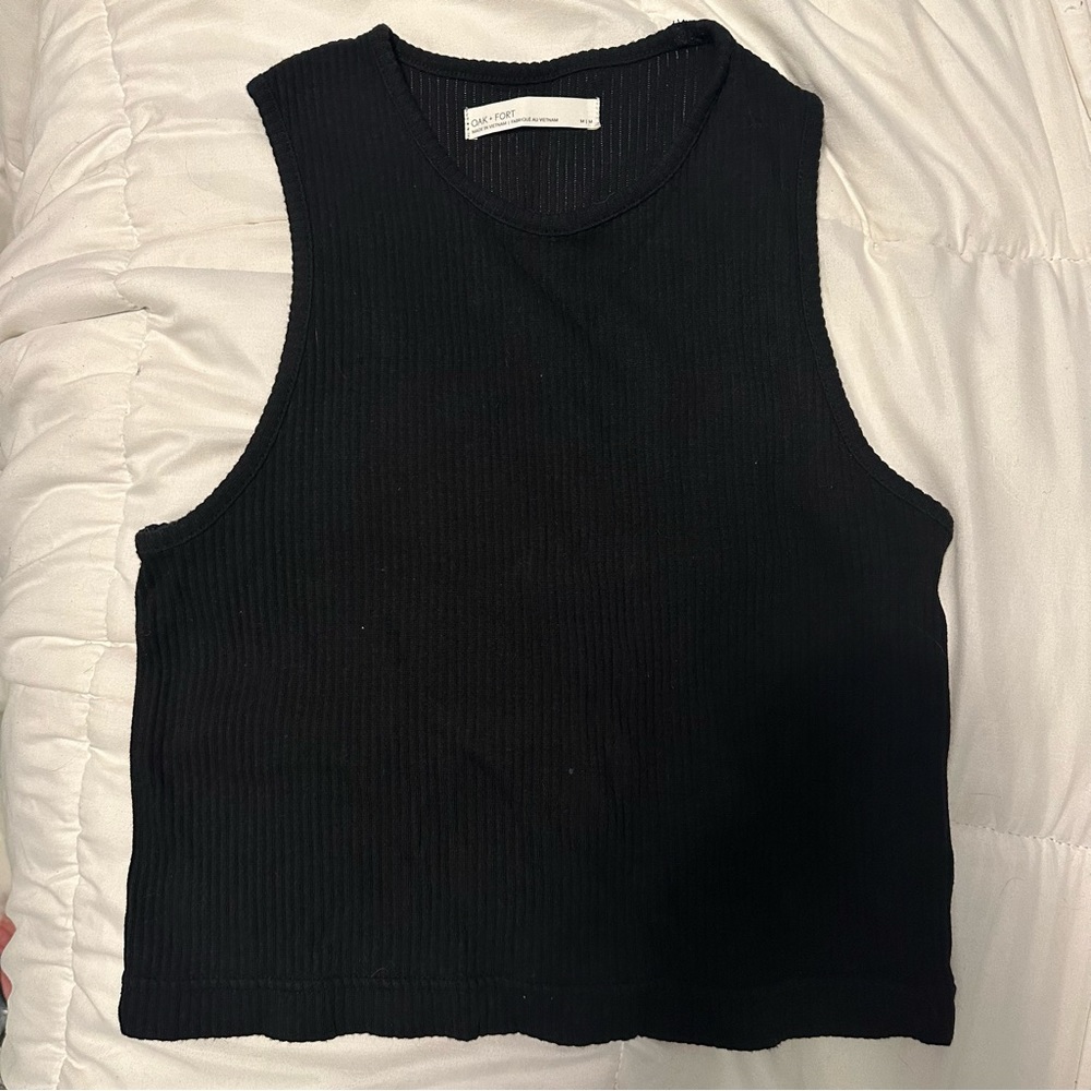 Oak + Fort - Racerback Cropped Tank